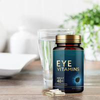 Vitamines pour les yeux à la lutéine et au zéaxanthine, biologiques, végétaliennes, en marque blanche, pour adultes de 40 ans et plus, soutien de la vision, bien-être maculaire, 60 gélules, OEM ODM