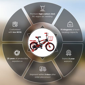 Bicicletta per <span class=keywords><strong>Bambini</strong></span> OEM da 3-14 Anni, 12 14 16 18 Pollici, Bici da <span class=keywords><strong>Montagna</strong></span> per <span class=keywords><strong>Bambini</strong></span> <span class=keywords><strong>con</strong></span> 4 Ruote di Supporto e Cestino <span class=keywords><strong>in</strong></span> Metallo, Bicicletta per <span class=keywords><strong>Bambini</strong></span> - Product Image 3