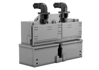 Machine de pliage entièrement automatique HARSLE, plieuse de panneaux en acier inoxydable CNC, système de contrôle central, pliage de panneaux