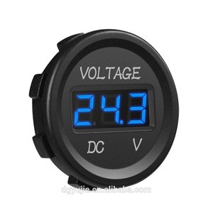 DC 12 V 24 V impermeável luz verde mini calibre LED <span class=keywords><strong>Digital</strong></span> <span class=keywords><strong>Display</strong></span> indicador voltímetro para carro para Marine - Product Image 6