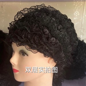 Sombrero étnico vintage francés para mujer, diadema, pañuelo musulmán para la cabeza, gorro para el cabello de mujer, con elegante cubrecabezas. - Product Image 1