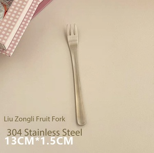 DF09 Japanese Style 304 Stainless Steel Dinner Spoon <b>Coffee</b> Stirrer Spoon Ice Cream Spoon Knife Fork and Spoon Set - Product Image 6