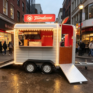 Remolque Móvil Innovador con Diseño Personalizado para Hamburguesas y Bebidas Frías, Tipo Horse Box Food Truck - Product Image 6