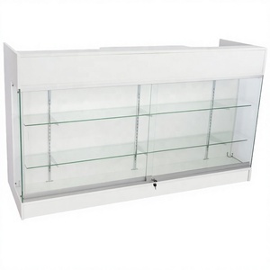 Displays Economic Heavy Duty Durable Aluminum <b>Checkout</b> <b>Counter</b> with LED Lighting Ledge Top Model D-317 for Retail Shop Display - Product Image 3
