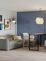 Meubles de chambre d'hôtel haut de gamme, lit, canapé, miroir pour projets hôteliers