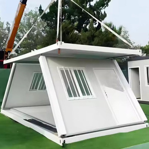 Casa Contenedor Plegable con Estructura de Acero Prefabricada en Fábrica China, Certificación CE, <span class=keywords><strong>Espacio</strong></span> de Vivienda <span class=keywords><strong>Temporal</strong></span> para Trabajadores en Obra - Product Image 2