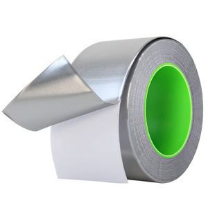 Conductive Aluminum Foil Tape 0.3mm Thick 20m Long Heat Insulating High Temperature Resistant Shielding <b>Electronics</b> Tape - Product Image 1