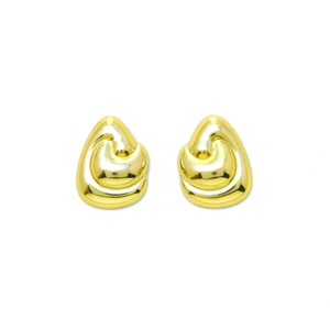 ต่างหูแฟชั่นแบบติดหู สแตนเลส 316L ชุบทอง PVD ทนทาน เป็นมิตรต่อสิ่งแวดล้อม - Product Image 2