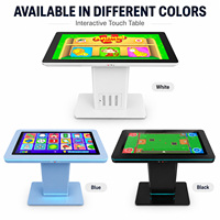 Fábrica OEM ODM, Mesa de Juegos Interactiva Inteligente Android de 55 Pulgadas, Pantalla LCD Multitáctil Impermeable con Animación