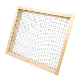 Cribador de compost de madera, reutilizable, herramienta para bonsái, <span class=keywords><strong>con</strong></span> recubrimiento en polvo, tratado químicamente, accesorios para cercas de exterior - Product Image 1