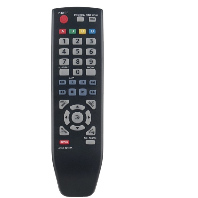 AK59-00132A Smart Black Replaced Remote Fit for Samsung Blu-ray DVD Player BD-D5100 BD-D5100/ZA VR9038