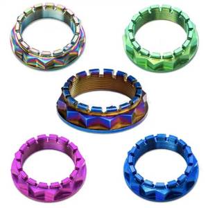 น็อตหกเหลี่ยมไทเทเนียมเคลือบสีสันสดใส M5 M8 M10 M12 GR5 Ti6Al4V น็อตไทเทเนียมสีรุ้งสำหรับรถจักรยานยนต์ - Product Image 5