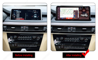 Lecteur multimédia Android 13 Snapdragon avec écran Car-play, autoradio stéréo pour BMW X5 F15 X6 F16 2014-2019 avec commande vocale robotisée