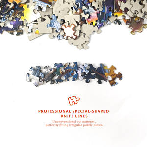 <span class=keywords><strong>Puzzle</strong></span> personnalisé de <span class=keywords><strong>1000</strong></span> pièces en plastique et papier pour adultes, jeux de <span class=keywords><strong>puzzle</strong></span> imprimés sur mesure avec pelliculage mat, jouets éducatifs, cadeau - Product Image 4