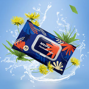 Toallitas Húmedas Biodegradables de Tela Vegetal, Desechables en el Inodoro, del Proveedor Chino, Más Vendidas - Product Image 3