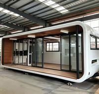 Capsule Hôtelière Bureau Apple House Conteneur Cabine Maison Kit Apples Store 40 pieds Mobile 2024 Pod Pods Espace