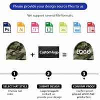 Gorro Elástico Delgado Personalizado con Estampado de Camuflaje y Leopardo, Gorro Ligero con Logotipo Personalizado para Deportes, Correr, Forro de Casco, Venta al Por Mayor