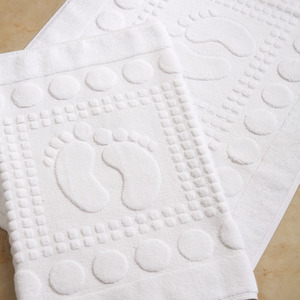 Alfombra de Baño <span class=keywords><strong>para</strong></span> Hotel 100% Algodón, Venta al Por Mayor, Suministro a Granel <span class=keywords><strong>para</strong></span> Hostelería, Alfombra Blanca Estándar - Product Image 2