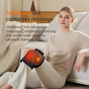 Alat Pijat Lutut Elektrik Pintar Pereda Nyeri dengan Kompresi Panas Elektrik, Panas Inframerah, dan Getaran untuk Pijat Siku, Bahu, dan Lutut - Product Image 4