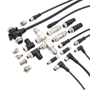 M12 kết nối 8 pin x mã thông tư công nghiệp kim loại lĩnh vực assembly10gb nam cắm kết nối không thấm nước - Product Image 6