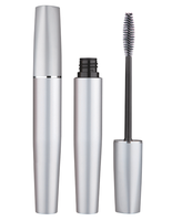 Emballage cosmétique de luxe Belite, conteneur cylindrique en aluminium/plastique argenté élégant pour mascara, brosse à peigne fin, bouchon à vis