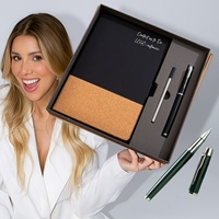 Ensemble de stylos et de carnets promotionnels pour entreprises, ensemble de cadeaux promotionnels personnalisés, logo personnalisé, vente en gros, fournitures de bureau pour entreprises