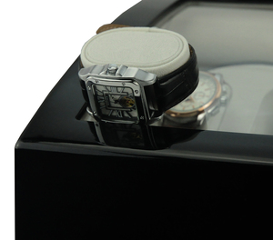 Tùy chỉnh chất lượng cao hiện đại bằng gỗ có độ bóng cao màu đen 4 + 5 xem Winder hộp - Product Image 5