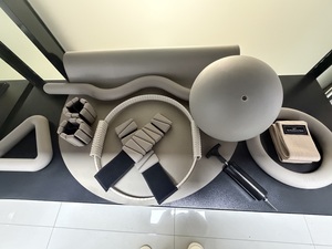 Kit de fitness personnalisé avec logo : ballon de yoga, anneau de Pilates, poids de cheville en silicone, bande d'étirement, bande de résistance, ensemble de Pilates pour femmes - Product Image 3