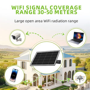 Router solar 4G DNXT resistente a la intemperie, router de internet solar LTE Cat4 WiFi 6, router wifi solar con ranura para tarjeta SIM, batería de 15600 mAh - Product Image 5