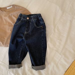 <span class=keywords><strong>Pantaloni</strong></span> di <span class=keywords><strong>Jeans</strong></span> per Bambini e Bambine di Tendenza Primavera e Autunno 2025, Modello Morbido ed Elegante in Tessuto Stampato - Product Image 5