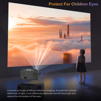 Sıcak satış WiFi akıllı LED projektör elektrik odak LCD 4K Mini ev sineması Full HD 720P Video kablosuz oyun ve iş Beamer BT