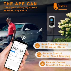 Cargador para Vehículos Eléctricos de 11 kW, 16 A/32 A, Fase 3, Wallbox, Enchufe Tipo 2 de la UE con Cables de 5 m, Monitoreo de Voltaje y Control Remoto - Product Image 6