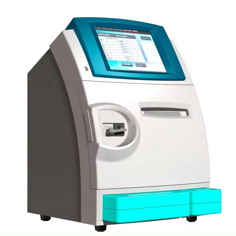 Serum Blood Gas Electrolyte Analyzer in China with Electrolyte Analyzer Electrodes PO2/pCO2/HCT/pH/K/Na/Cl/Ca/LAC/GLU