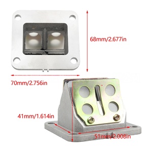 Yama HA วาล์วไอดี2จังหวะสำหรับ RD350 DT175, วาล์วไอดี175cc YZ125 <span class=keywords><strong>rxz</strong></span> - Product Image 2