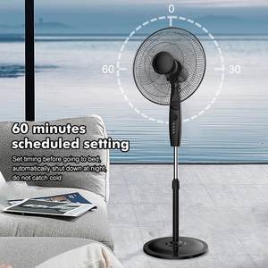 Hochwertiger elektrischer Luftkühl ventilator für den Heimgebrauch mit Timer 3 Wind geschwindigkeiten Kunststoff-Stand ventilator - Product Image 2