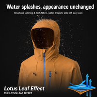 Vente en gros d'usine, logo personnalisé, veste 3 en 1 pour couple, unisexe, Yama Outdoor, veste de randonnée imperméable et coupe-vent détachable, OEM