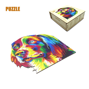 Hot bán <span class=keywords><strong>3D</strong></span> gỗ Câu Đố giống hệt nhau lồng vào nhau in dành cho người lớn Laser cắt gỗ động vật ghép hình câu đố - Product Image 4