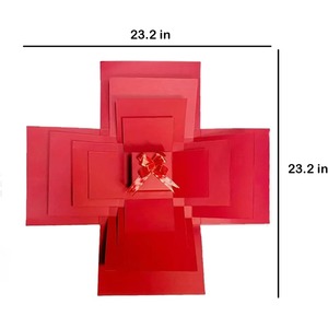 Gift packing box. Make 5 layers of various gifts by <b>yourself</b>, suitable for birthdays, Christmas, and anniversaries, customizable - Product Image 2