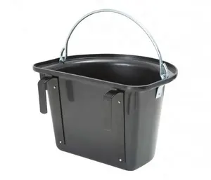 Portable Manger Plastic Cattle Horse Feeding Trough Feed Storage Bin Water Feeder Bucket For Farm Horses