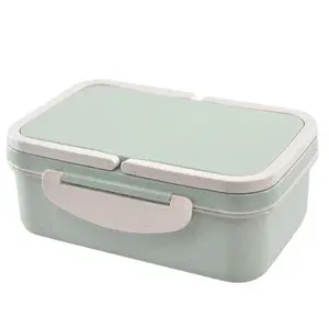 Commercio all'ingrosso BPA Free Custom Recycle Lunch Box Bento Kids Eco Friendly Bento Lunch Box per scatole e contenitori per la scuola plastica LFGB