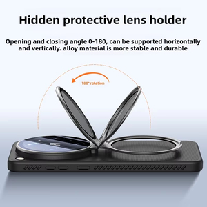 Funda Protectora para Teléfono con Diseño de Puntos, Disipación de Calor, para Oppo FIND X9 Ultra, con Soporte para Lente y Protección Contra Impactos - Product Image 4