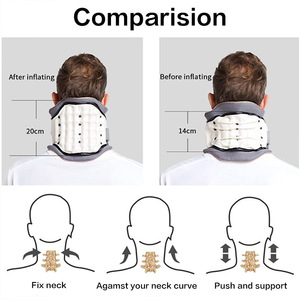 Cinta macia ajustável saudável do pescoço para mulheres tração do conforto e do relevo e dispositivo da correção - Product Image 4
