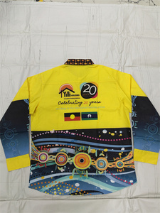 Men <strong>Hi</strong> <strong>Vis</strong> Full Sleeve High Visibility Printing <strong>Button</strong> up Reflective Cotton Work Safety Shirt - Product Image 4