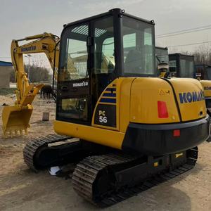 Grande réduction sur l'excavatrice d'occasion Komatsu PC56 5,6 tonnes, excavatrice d'occasion, mini-excavatrice d'occasion avec moteur d'origine EPA, vente flash - Product Image 1