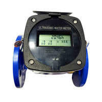 Medidor de Agua Ultrasónico DN80 IP68 OEM con Salida MODBUS, Alimentado por Batería de 3.6V, Conexión de Brida de Dos Canales, GPRS/NB-IoT