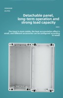 Boîtier de jonction en aluminium moulé YQWEIG FA38 320*120*90mm, indice de protection IP, boîte de scellement de câbles extérieure, Chine continentale
