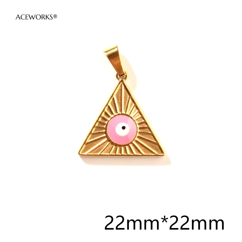 Pink triangle-Gold