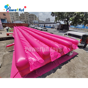 Glissière commerciale de glissière de ville de glissière d'eau gonflable de coureur à quatre voies la <span class=keywords><strong>piscine</strong></span> pour des adultes - Product Image 5