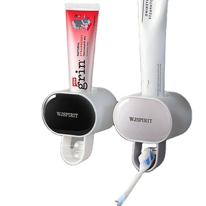 Automatic Manufacturer Wall Mounted Bathing Room Plastic Toothpaste Squeezer Toothpaste Dispenser