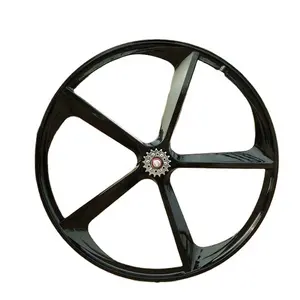 Mtb Carbon Wheels Trục Hai Bánh Xe 5 Nói Xe Đạp Bánh Xe Cố Định Bánh Loại Trung Tâm Xe Đạp Bánh Xe